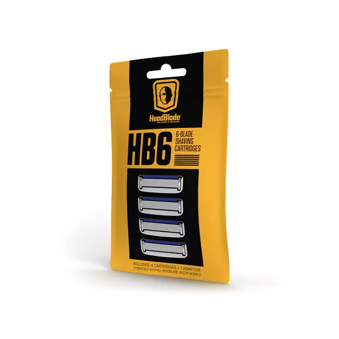 HeadBlade HB6 zapasowe wkłady do maszynki 6 ostrzy 4 szt