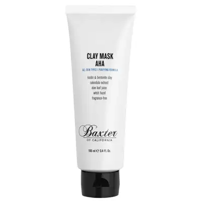 Baxter of California Clay Mask AHA - Męska oczyszczająca maska do twarzy z AHA 100ml