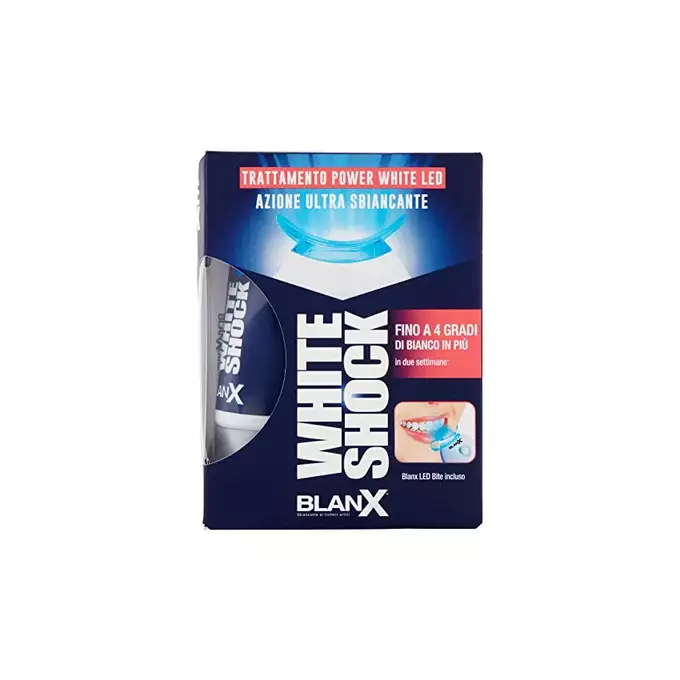 Blanx White Shock Wybielająca pasta do zębów 30ml + Duża nasadka LED