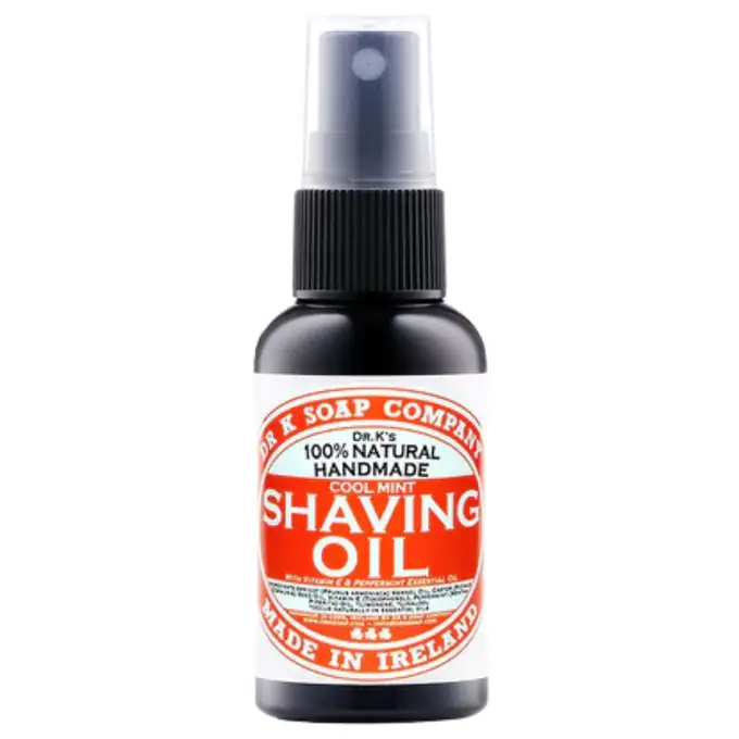 Dr K Soap Shaving Oil Mint - Naturalny olejek do golenia o zapachu mięty pieprzowej 50ml