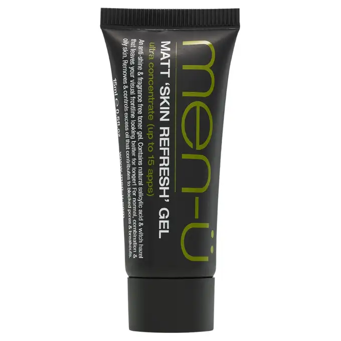 men-u Męski odświeżający żel matujący 15 ml