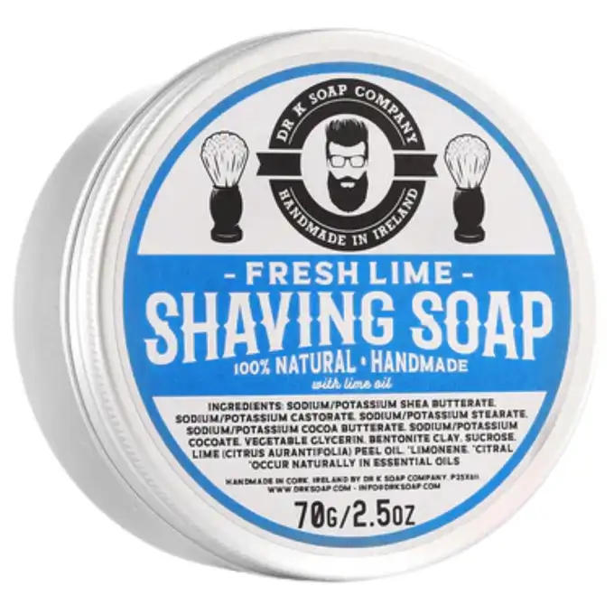 Dr K Soap Limonkowe męskie mydło do golenia 70 g