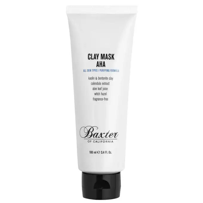 Baxter of California Clay Mask AHA - Męska oczyszczająca maska do twarzy z AHA 100ml
