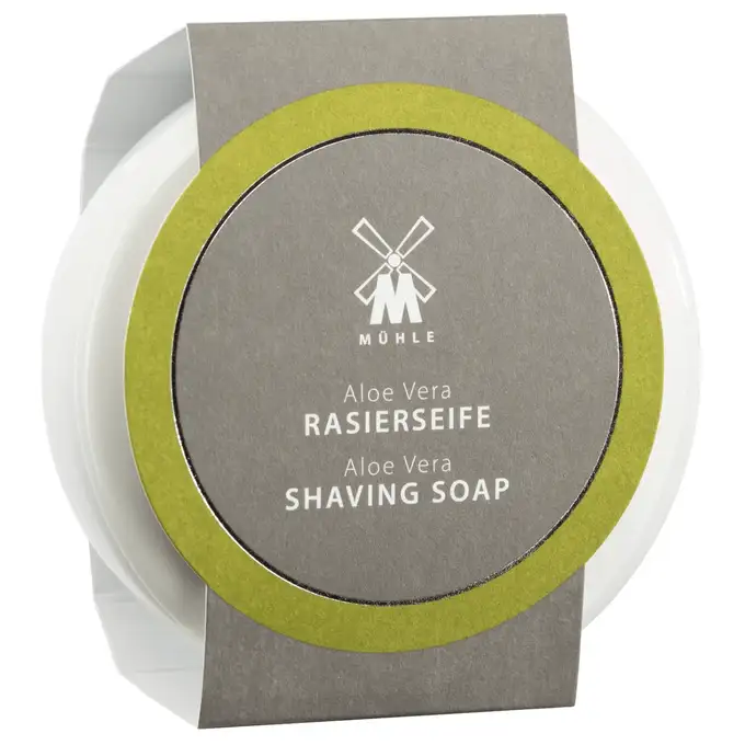 Muhle mydło do golenia w porcelanowym tyglu - Aloes 65g