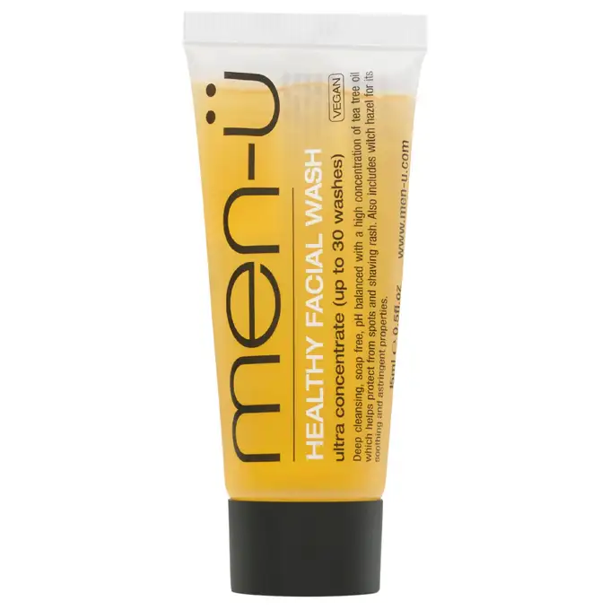 men-u Męski antybakteryjny żel do mycia twarzy 15ml Produkt Roku Men's Health