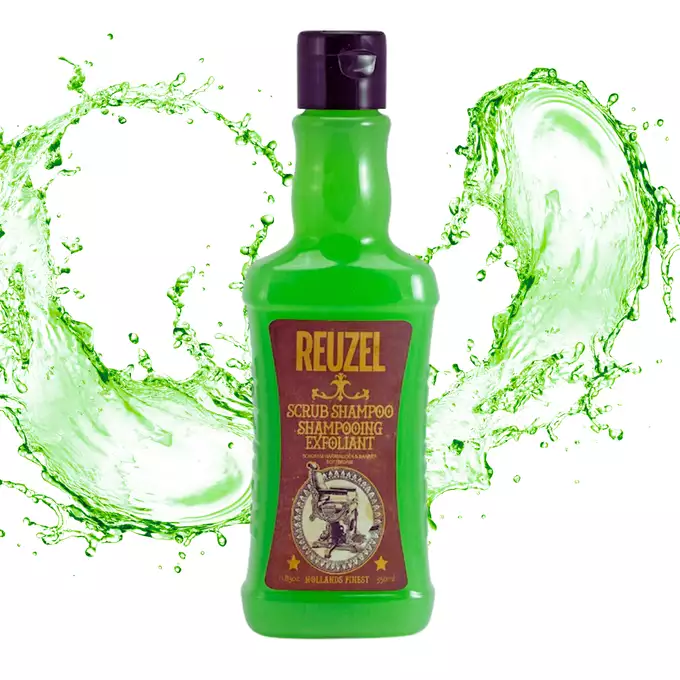Reuzel Scrub Shampoo - Szampon oczyszczający do zmywania mocnych pomad 350 ml