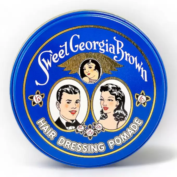 Sweet Georgia Brown Pomada do modelowania włosów Blue Wysokie utrwalenie i połysk 114g