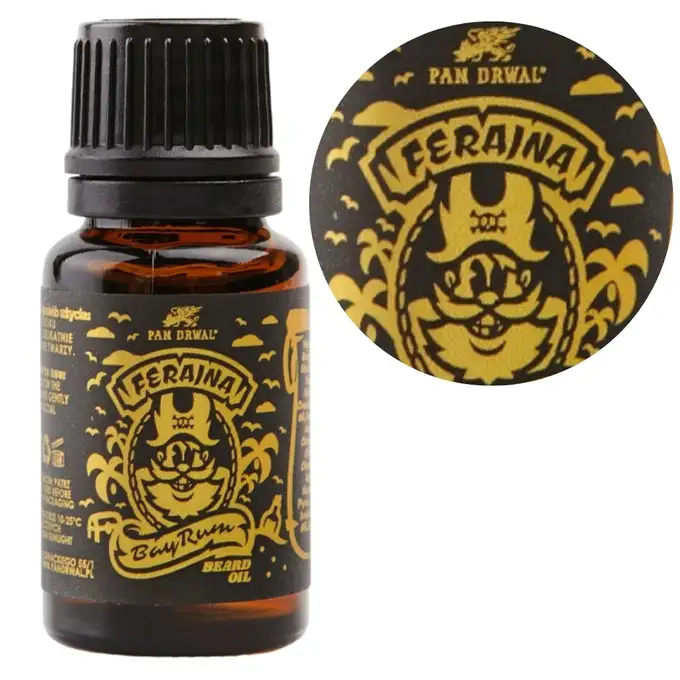 Pan Drwal Ferajna Bay Rum - Odżywczy i nawilżający olejek do brody 10 ml