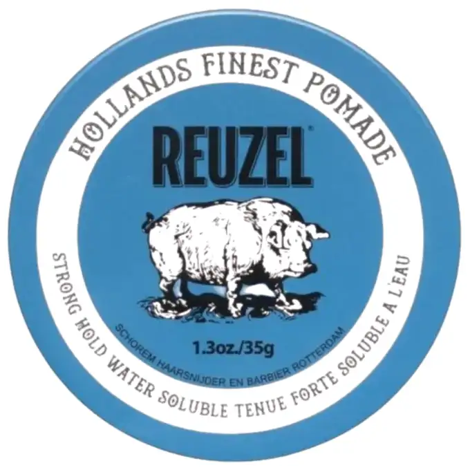 Reuzel Blue Wodna pomada do włosów wysoki połysk mocne utrwalenie 35g
