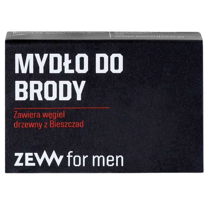 ZEW męskie mydło do brody z węglem drzewnym 85ml