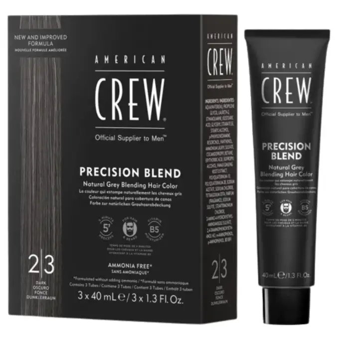 American Crew Precision Blend Odsiwiacz repigmentacja Kolor ciemny 2-3 3x40ml
