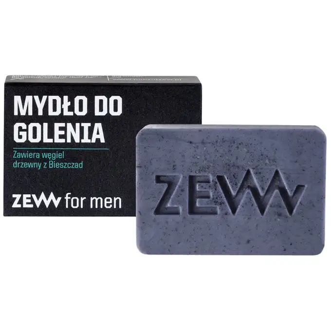ZEW męskie mydło do golenia z węglem drzewnym 85ml