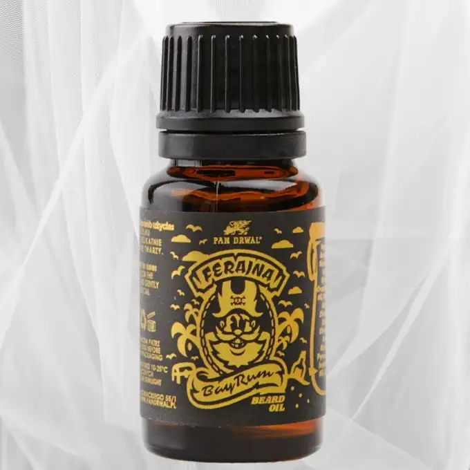 Pan Drwal Ferajna Bay Rum - Odżywczy i nawilżający olejek do brody 10 ml