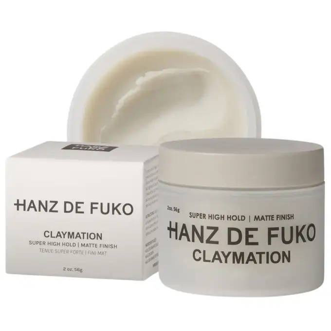 Hanz de Fuko Claymation Glinka do włosów bardzo mocny chwyt/matowe wykończenie 60ml
