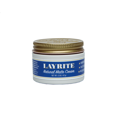 Layrite Natural Matte Cream - Kremowa pasta do włosów - średnie utrwalenie/naturalne matowe wykończenie 42 g