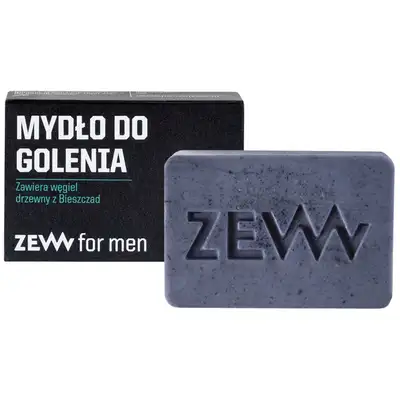 ZEW męskie mydło do golenia z węglem drzewnym 85ml