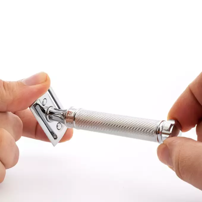 MUHLE R89 Twist maszynka do golenia na żyletki (zamknięty grzebień)