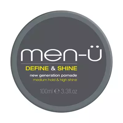 men-u Define &amp; Shine Pomada do stylizacji włosów Wysoki połysk i średnie utrwalenie 100ml