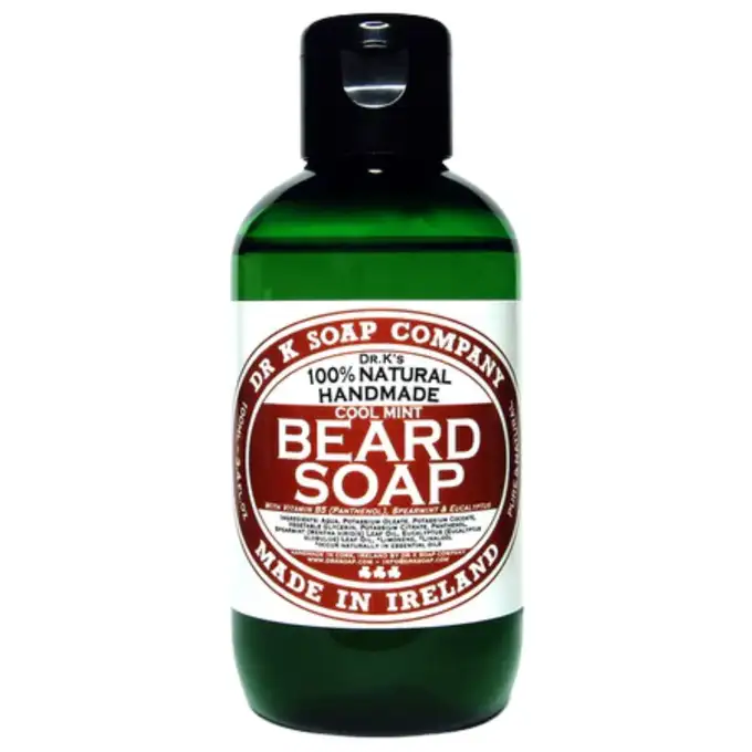 Dr K Soap Beard Soap - męski szampon do pielęgnacji brody mięta pieprzowa 100 ml