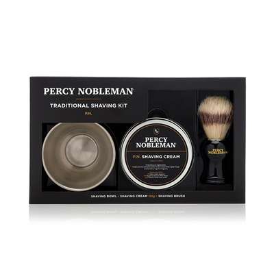 Percy Nobleman Traditional Shave Kit Zestaw do tradycyjnego golenia