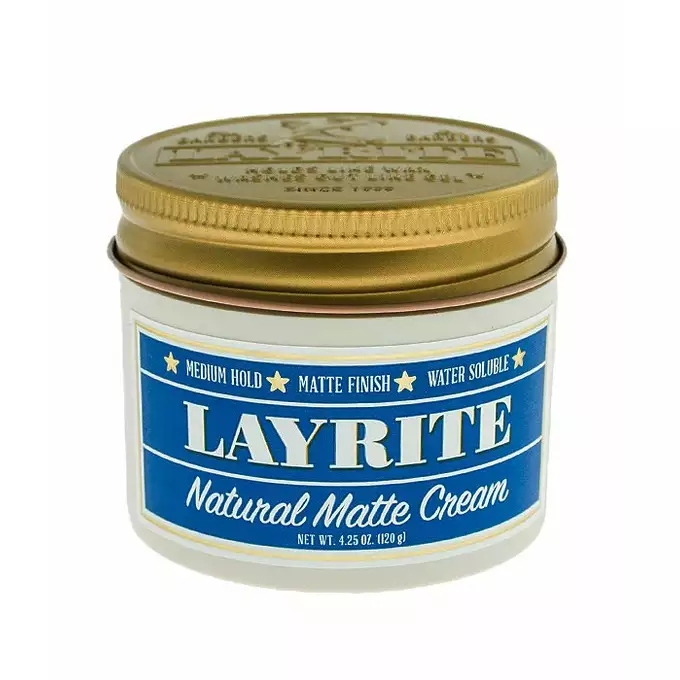 Layrite Natural Matte Cream - matowa pomada do włosów 120g