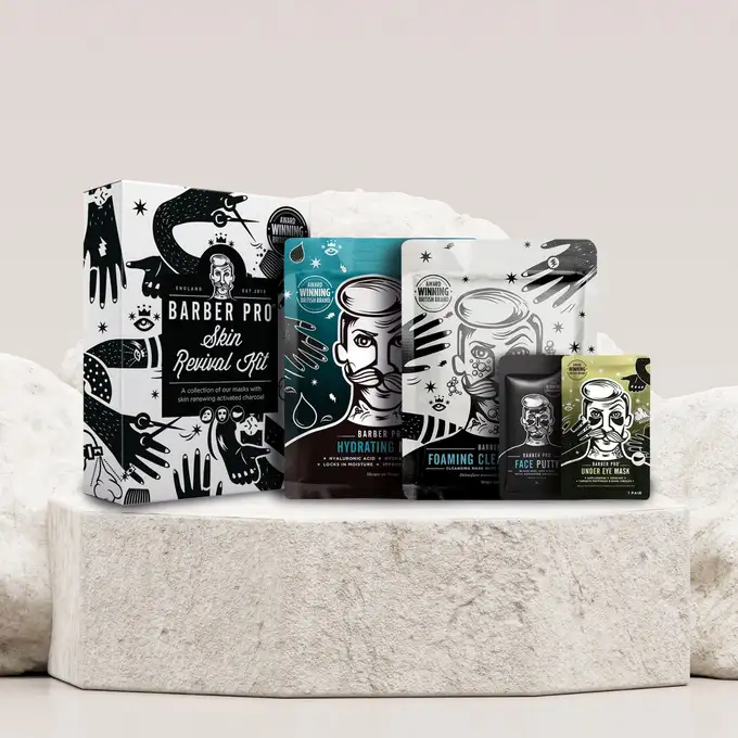 Barber Pro Skin Revival Kit - naprawczy zestaw do twarzy
