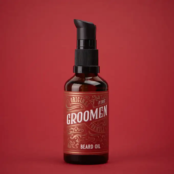 Groomen Fire - Naturalny olejek do pielęgnacji brody 50 ml