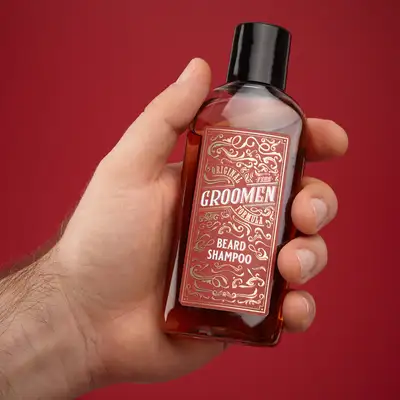 Groomen Fire - Nawilżający szampon do brody 150 ml