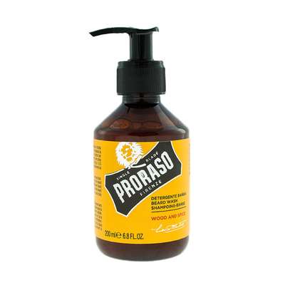 Proraso szampon do brody WOOD &amp; SPICES 200ml + Olejek do brody WOOD &amp; SPICES 30ml
