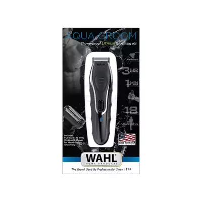 Wahl 9899-016 Aqua Groom wodoodporna maszynka trymer do brody, włosów i ciała