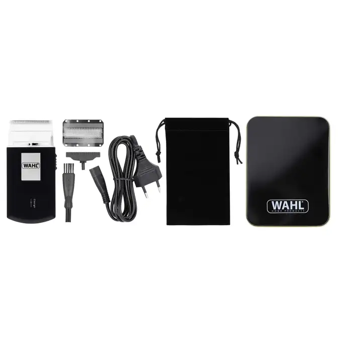 Wahl 3615 Travel Shaver bezprzewodowa podgolarka w kolorze srebrnym