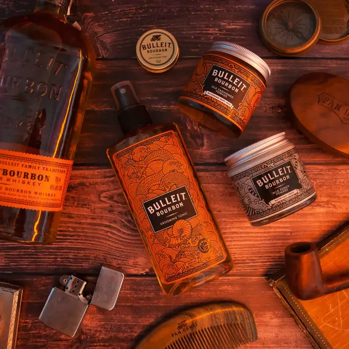 Pan Drwal Bulleit Bourbon - Nawilżający olejek do brody 100 ml