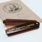 Captain Fawcett Folding Pocket Beard Comb (CF.82T) - ręcznie robiony składany grzebień do brody