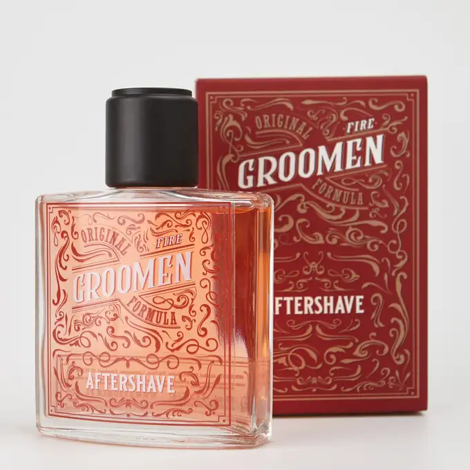 Groomen Aftershave Fire - Woda po goleniu 100 ml