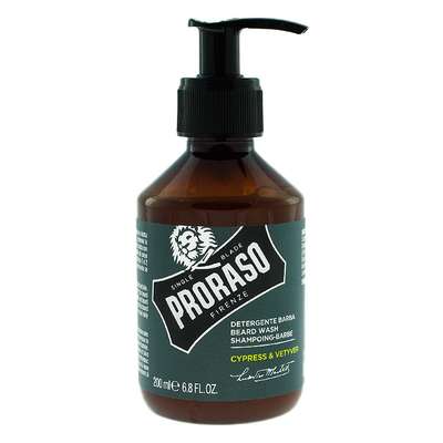 Proraso szampon do brody CYPRESS &amp; VETYVER  200ml + Olejek do brody CYPRESS &amp; VETYVER 30ml