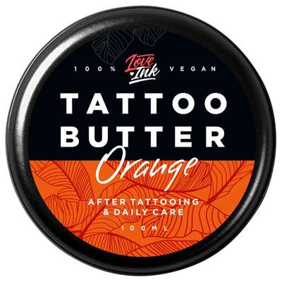 Loveink Tattoo Butter Orange - masło do tatuażu 100 ml