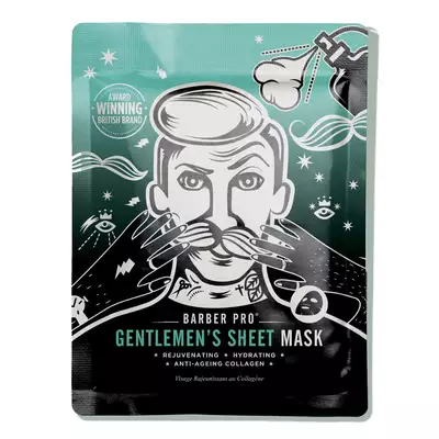 Barber Pro Gentlemen's Sheet Mask - odmładzająco-nawilżająca maska z kolagenem