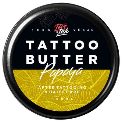 Loveink Tattoo Butter Papaya - masło do tatuażu 100 ml