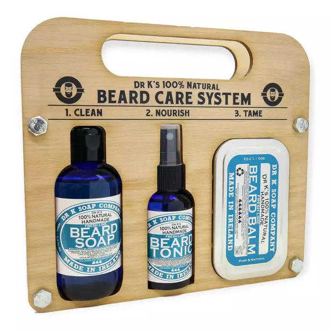 Dr K Soap Beard Care System Fresh Lime - zestaw do pielęgnacji brody