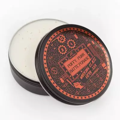Pan Drwal Working Class Hero Puffy Punk - Pomada średni chwyt i matowe wykończenie 150 ml