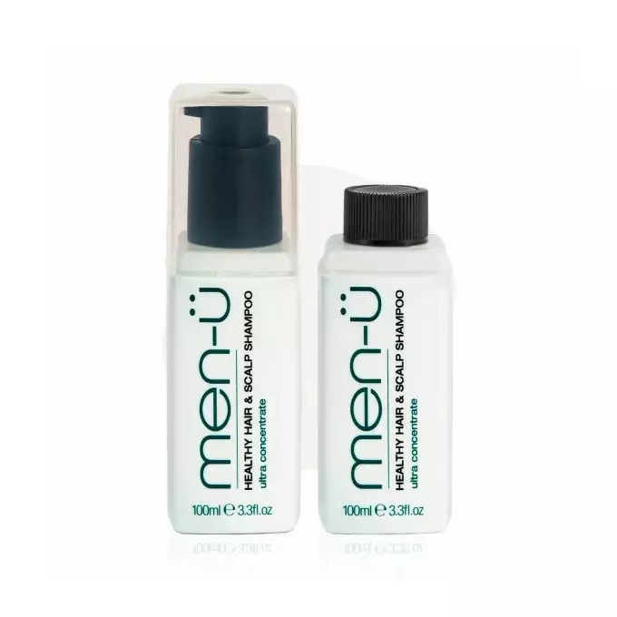 men-u refill kit - przeciwłupieżowy normalizujący szampon do włosów zestaw 2x100 ml