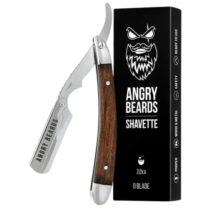 Angry Beards Shavetta Zizka - brzytwa na wymienne żyletki 