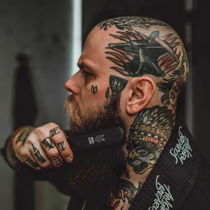 Angry Beards Beard Straightener - Elektryczny kartacz do brody