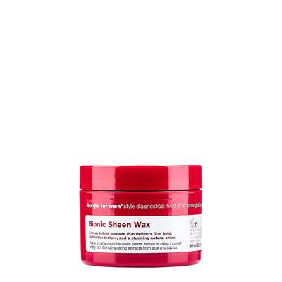 RECIPE FOR MEN Bionic Sheen wax - nabłyszczający wosk mocny chwyt 80ml 