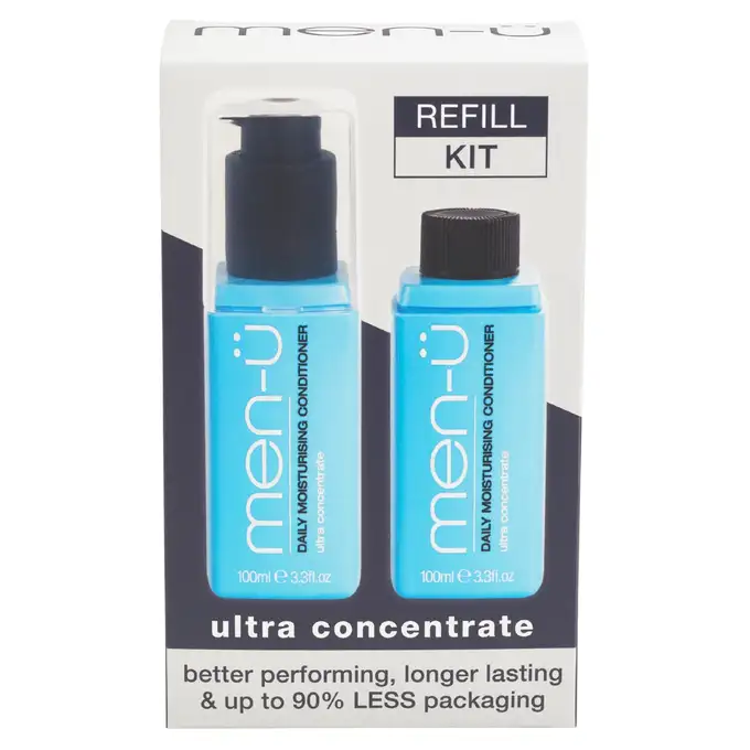 men-u refill kit - odżywka nawilżająca do włosów 2x100 ml
