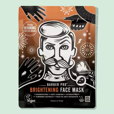 Barber Pro Brightening mask - rozświetlająco-energizująca maska z anty oksydantami