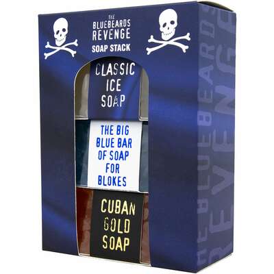 Bluebeards - Zestaw trzech glicerynowych mydeł nawilżających - 3x175g