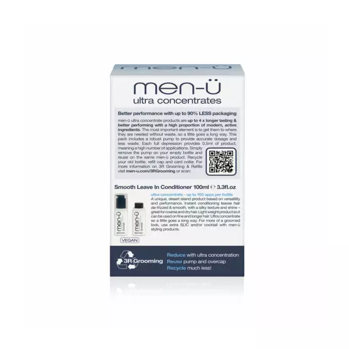 men-u refill kit - męska odżywka do włosów bez spłukiwania SLIC 2x100 ml