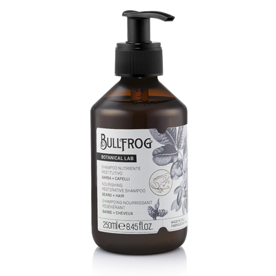 Bullfrog odżywiający szampon do włosów i brody - 250 ml