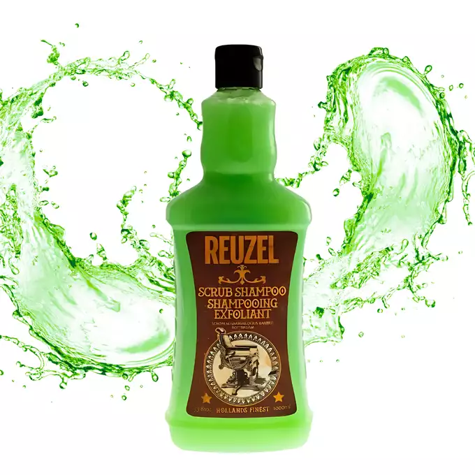 Reuzel Scrub Shampoo - Szampon oczyszczający do zmywania mocnych pomad 1000 ml